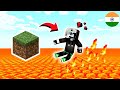 MINECRAFT BUT LAVA RISES EVERY 10 SECONDS 🌋🔥 || #minecraft