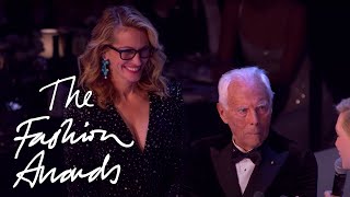 Giorgio Armani | Award for Outstanding Achievement | The Fashion Awards 2019