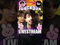 JUNGKOOK LIVE ON WEVERSE 🔴💜 #bts#btsarmy#kpop#viral#jk #shorts