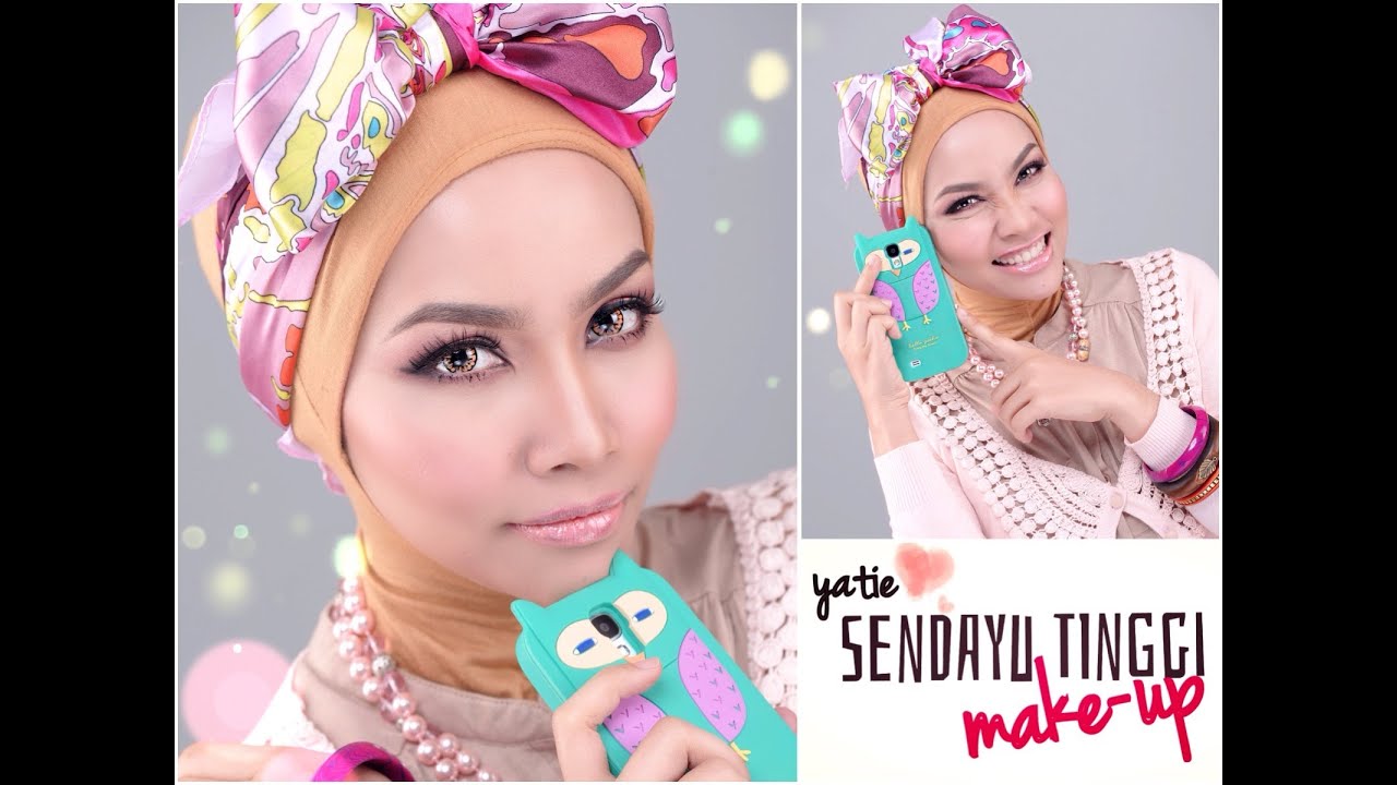 Simple Smokey Pink Eyeshadow Dewy Skin Sendayu Tinggi Makeup