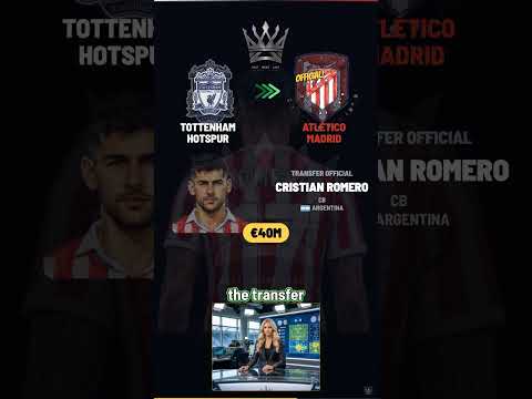 Cristian Romero to Atlético Madrid — Transfer Official
