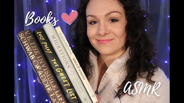 ASMR | Favorite Books This Year (So Far) | (Tapping, Tracing, Page Flipping)