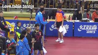 Zhang Jike vs Liang Jingkun - China trials [Fancam]