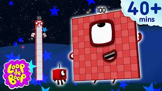 Counting Fun 1 to 100 Back to School! | Learn to Count for Kids Compilation | Numberblocks