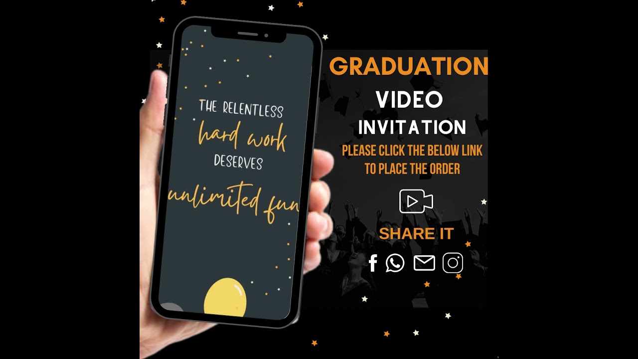 Graduation Party Digital Invitation