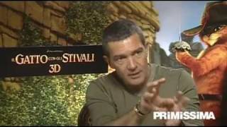 Intervista a Antonio Banderas voce de Il Gatto con gli Stivali - Primissima.it