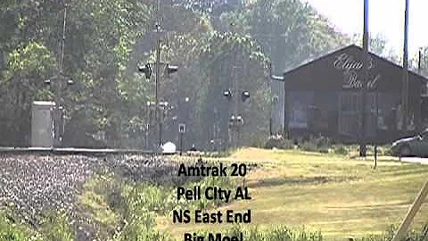 Amtrak 20 Big Moe Horn SHOW!!! + P42 156!.