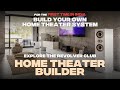 For the first time in india build your own home theater  explore the trc home theater builder