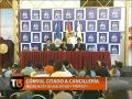 Cónsul General de Bolivia recibió carta de protesta de Chile - CANAL 13 2012