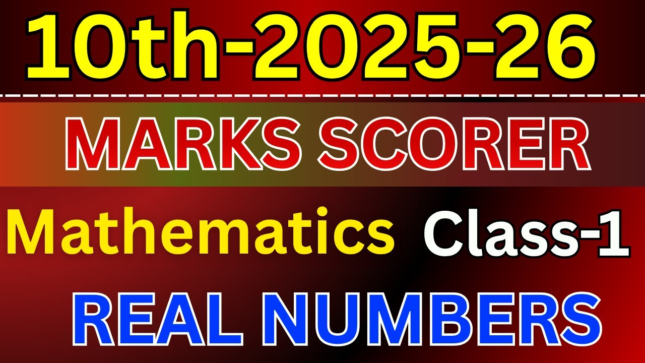 10th class online free classes |mathematics |realnumbers|class-1 - YouTube