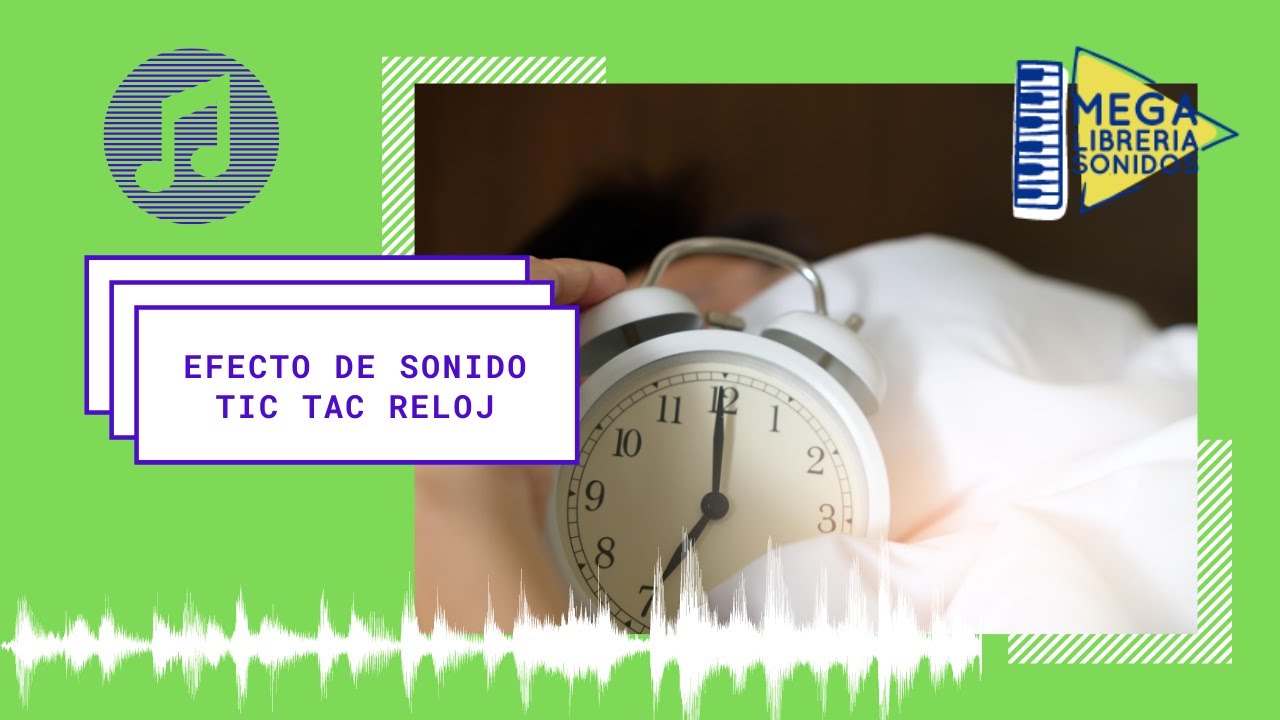 Efecto De Sonido [Tic Tac De Reloj] 🎧 [Alarm Clock ticking] Sound