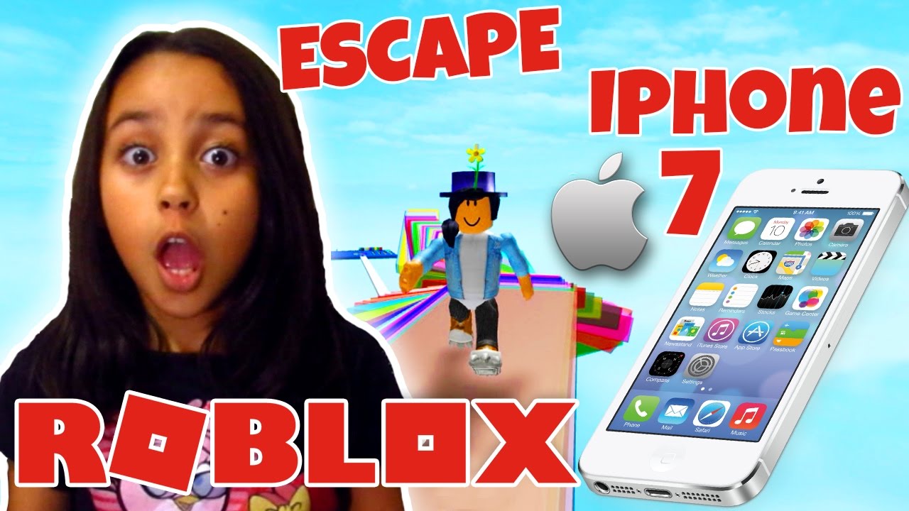 Roblox Escape Iphone 7 Obby Coisas Da Luna Youtube - escape iphone 7 obby roblox