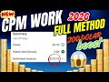 Cpm Work New Software trick 2026 | Cpm Work kaise karen | Cpm Work New update | @technopiston