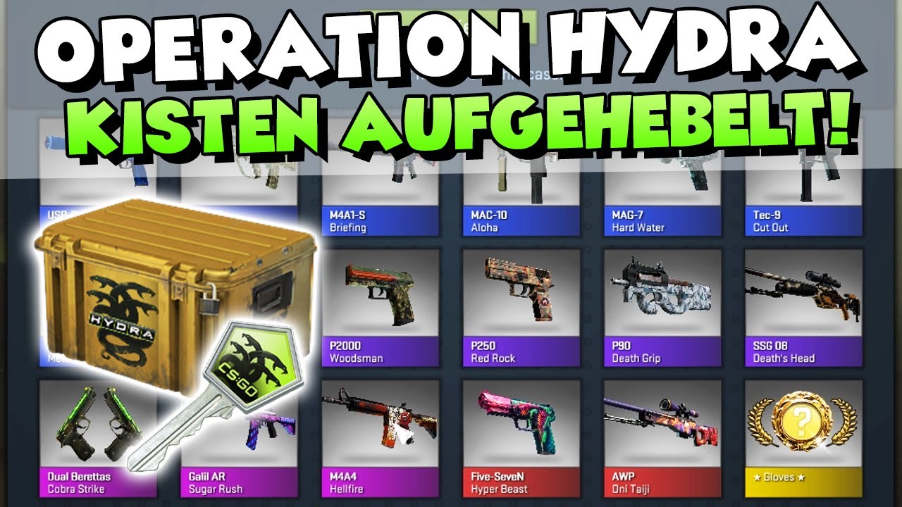 CS:GO - 10x Operation Hydra Kisten aufgehebelt! :D - YouTube