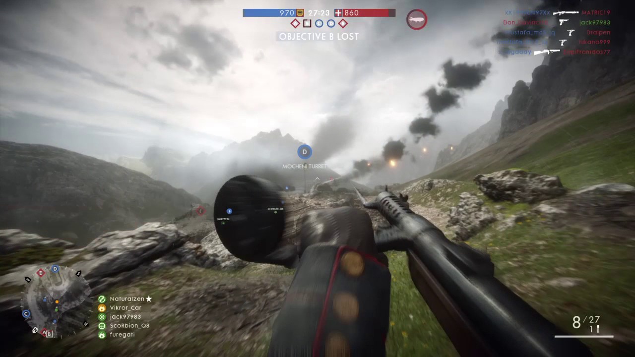 I destroyed a plane with pistol in battlefield 1