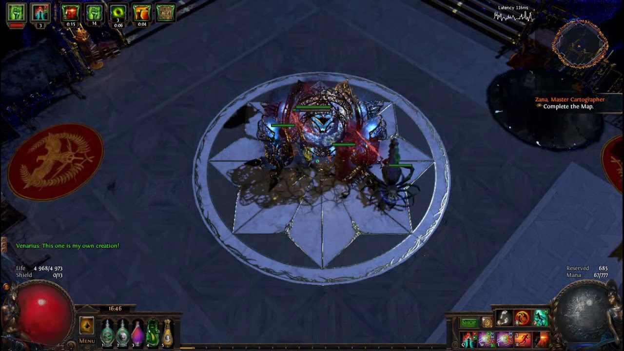 Карта кора poe