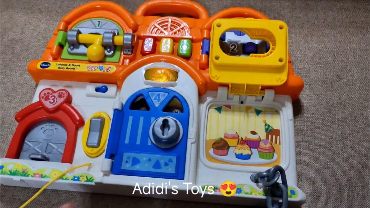 vtech Latches & Doors Busy Board Review YouTube
