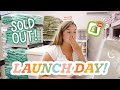 STUDIO VLOG #011 // LAUNCH DAY! 1,000+ ORDERS, ASMR PACKING, & SELLING OUT!