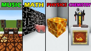 school subjects portrayed by minecraft