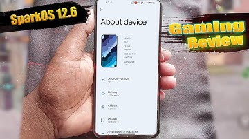 SparkOS 12.6 - UNOFFICIAL | Android 12.1/L -  Redmi K20 Pro | Best Gaming Rom🔥 Gaming Review