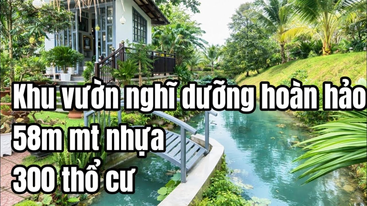 Chú thanh qua Mỹ định cư cùng con nên nhường lại nhà vườn tâm huyết của mình tại BRVT