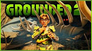 I Found A BONE GRAVEYARD, But I Wasn't Alone! (Grounded 2) Into The Abyss | Ep 43