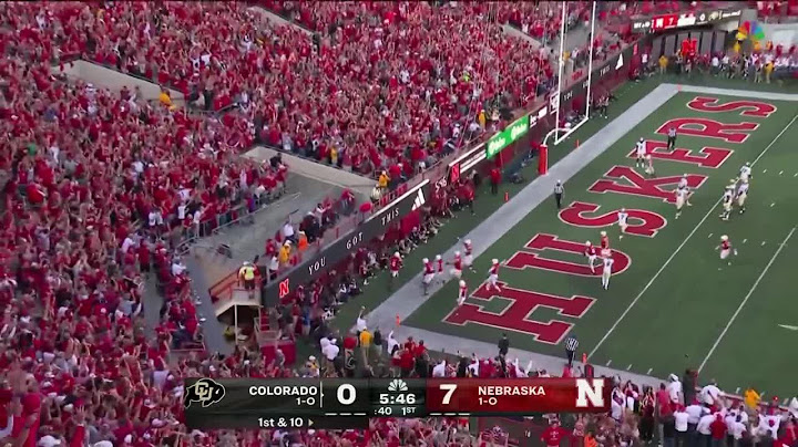 Pick-6 For Nebraska vs. Colorado | Nebraska Football | 09/07/2024