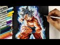 Drawing Goku MASTERED Ultra Instinct Form!