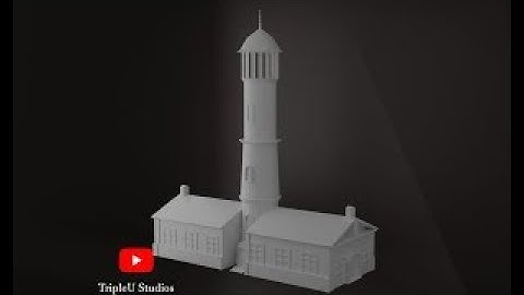 Lighthouse in Blender 2 90 Timelapse