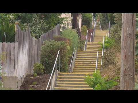 La Mesa 'secret stairs' reopen, but not everyone is happy