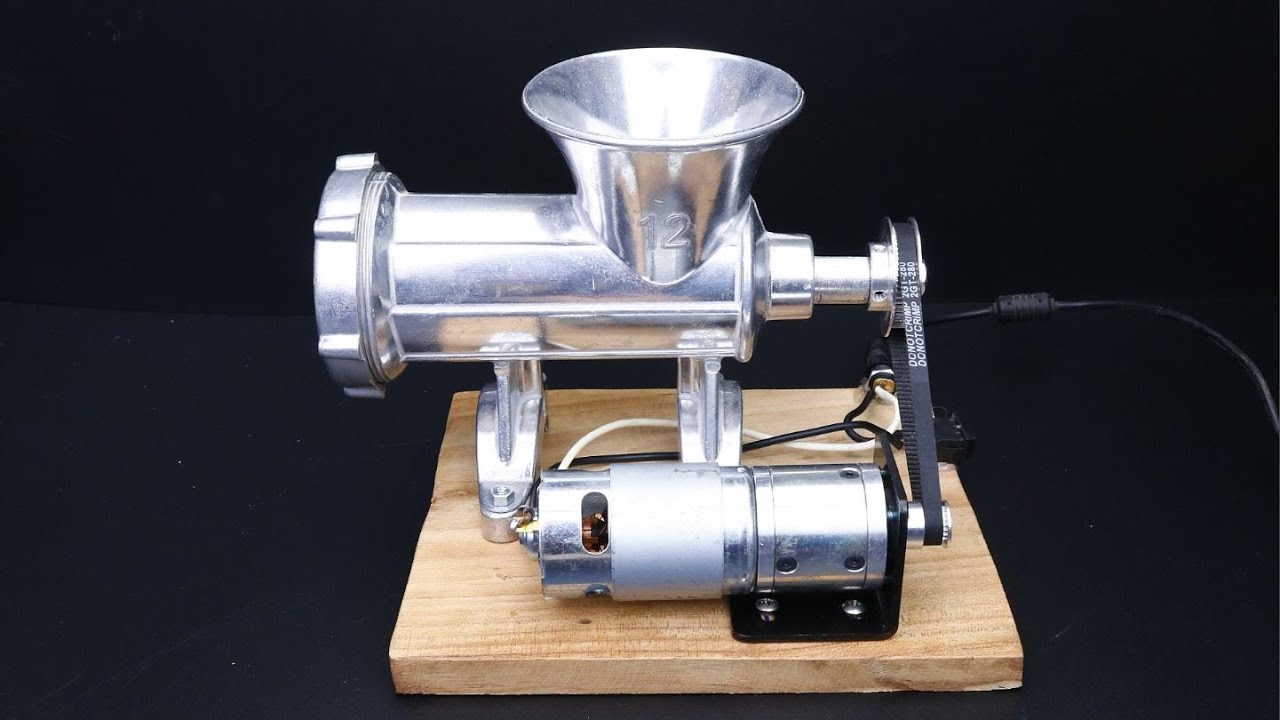 How to make a Home Meat Grinder - YouTube