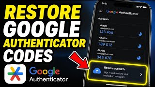 How to restore Google Authenticator codes with new phone transfer - Quick Tutorial