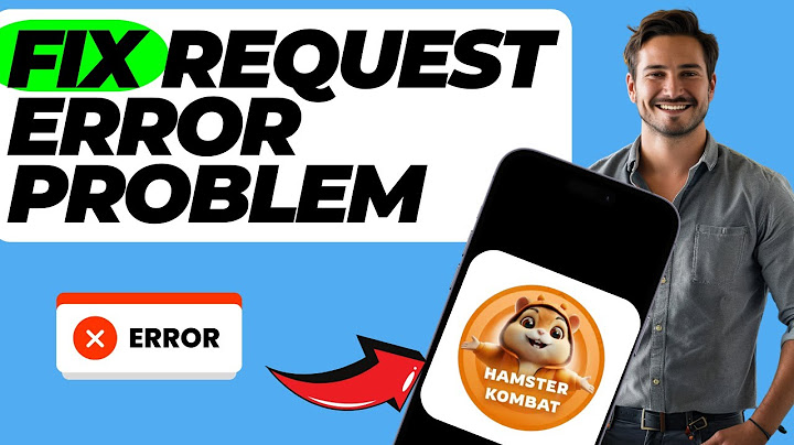 How To Fix Hamster Kombat Request Error Problem 2024 (Easy Fix)