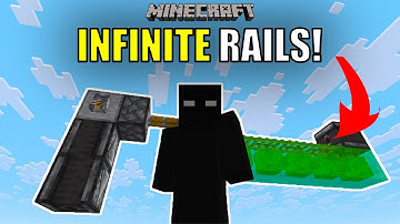 How to get Infinite Rails in Minecraft Glitch Java 1.21.10