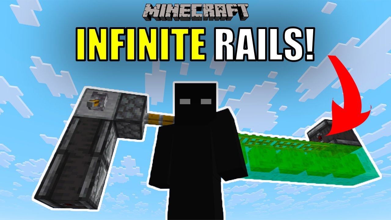 How to get Infinite Rails in Minecraft Glitch Java 1.21.10 - YouTube
