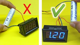 PROBLEMS WITH THE 2WIRE VOLTMETER AND HOW TO SOLVE THEM