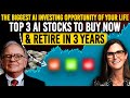 Mark my words everyone who own these top 3 ai stocks will become millionaire in 3 years