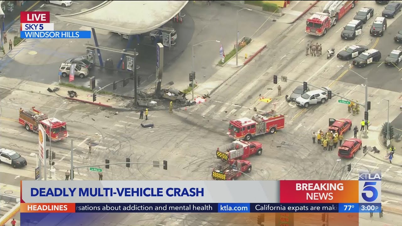 6 dead, multiple people injured in Windsor Hills crash YouTube