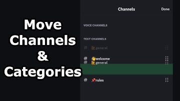 How To Move Channels And Categories On Discord Mobile (Reorder Channels & Categories)