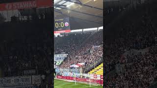 Hansa Fans in Aachen 🔥⚽️ #ultras #hansarostock #rostock #tivoli #aachen #alemanniaaachen #fch