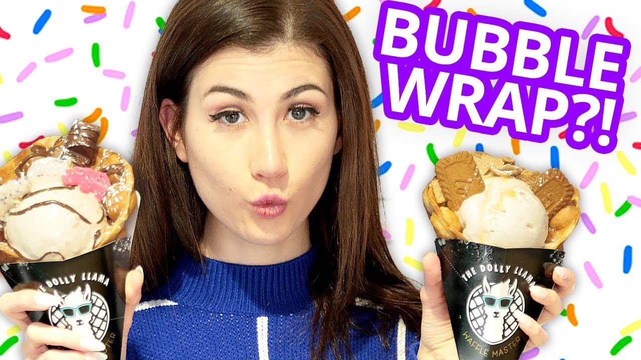 Maybaby tries to DIY Bubble Waffles | Sweet Spot