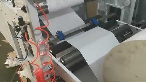 HD400 Automatic Flat Bottom Bread Food Kraft Paper Bag Making Machine With Printer