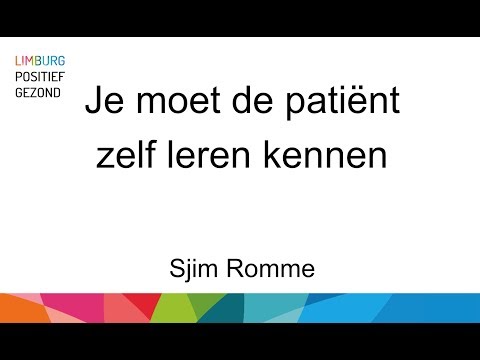 Je moet de patiënt leren kennen | Positieve Gezondheid | dialoog met zieke