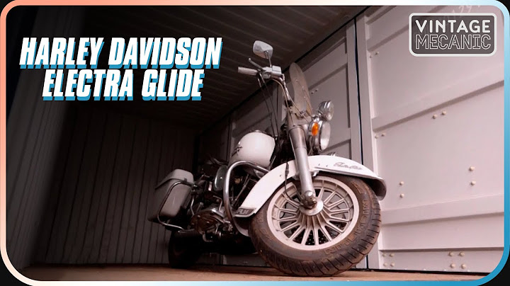VINTAGE MECANIC : HARLEY-DAVIDSON ELECTRA GLIDE