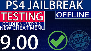 PS4 Jailbreak - New Release | GoldHEN Ver 2.2 - TESTING NEW GoldHEN CHEAT MENU ON 9.00 by SiSTRO🤔