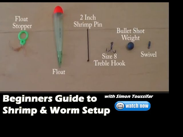 Beginners Guide to Worm and shrimp fishing for salmon. Tackle