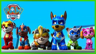 Los Mighty Pups Super Paws detienen un cohete espacial y más  PAW Patrol Episodio Español