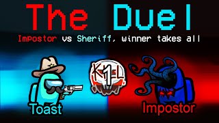 1v1 DUELING the impostor to save the game...