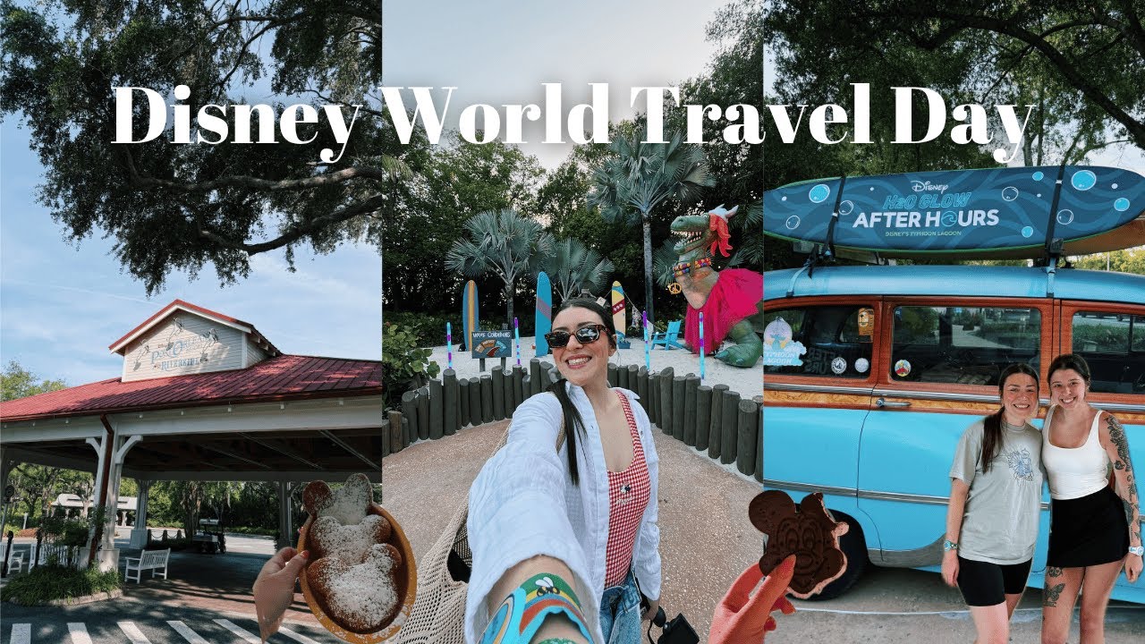 DISNEY WORLD TRAVEL DAY - Disney's Port Orleans Riverside, H20 Glow Nights, Disney Springs & more!