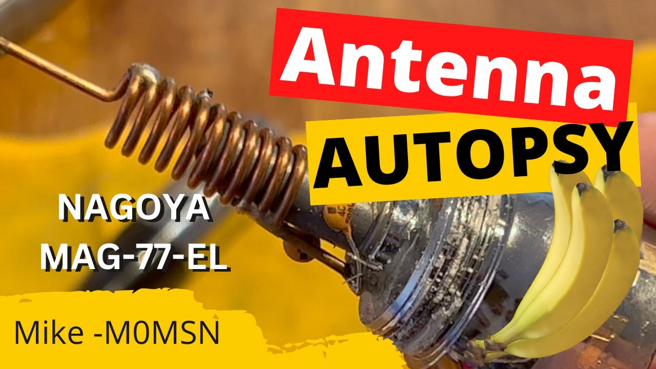 RADIO HAM: Antenna Autopsy NAGOYA MAG-77-EL teardown and repair.